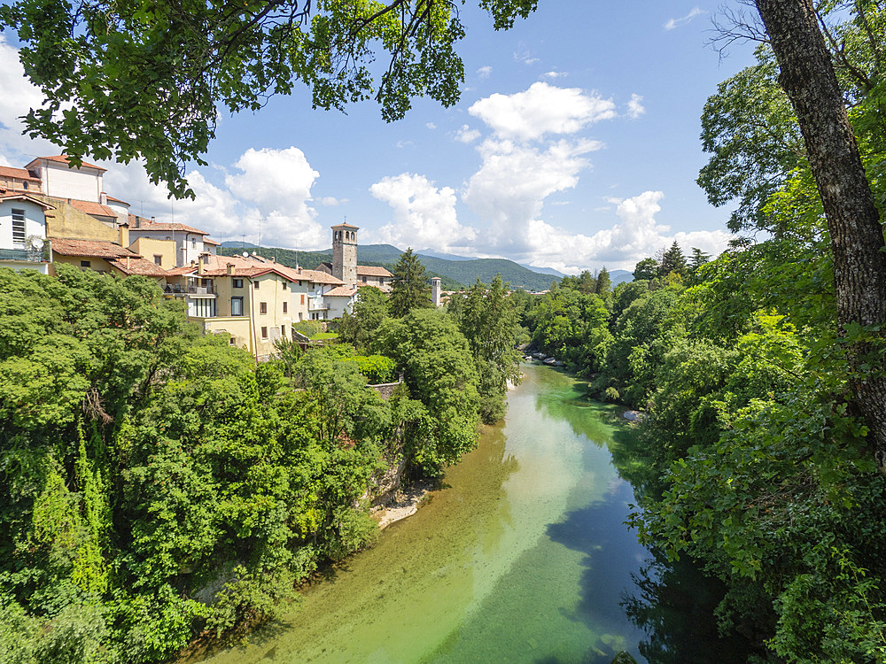 Natisone River, Cividale del Friuli, Udine, Friuli Venezia Giulia, Italy, Europe