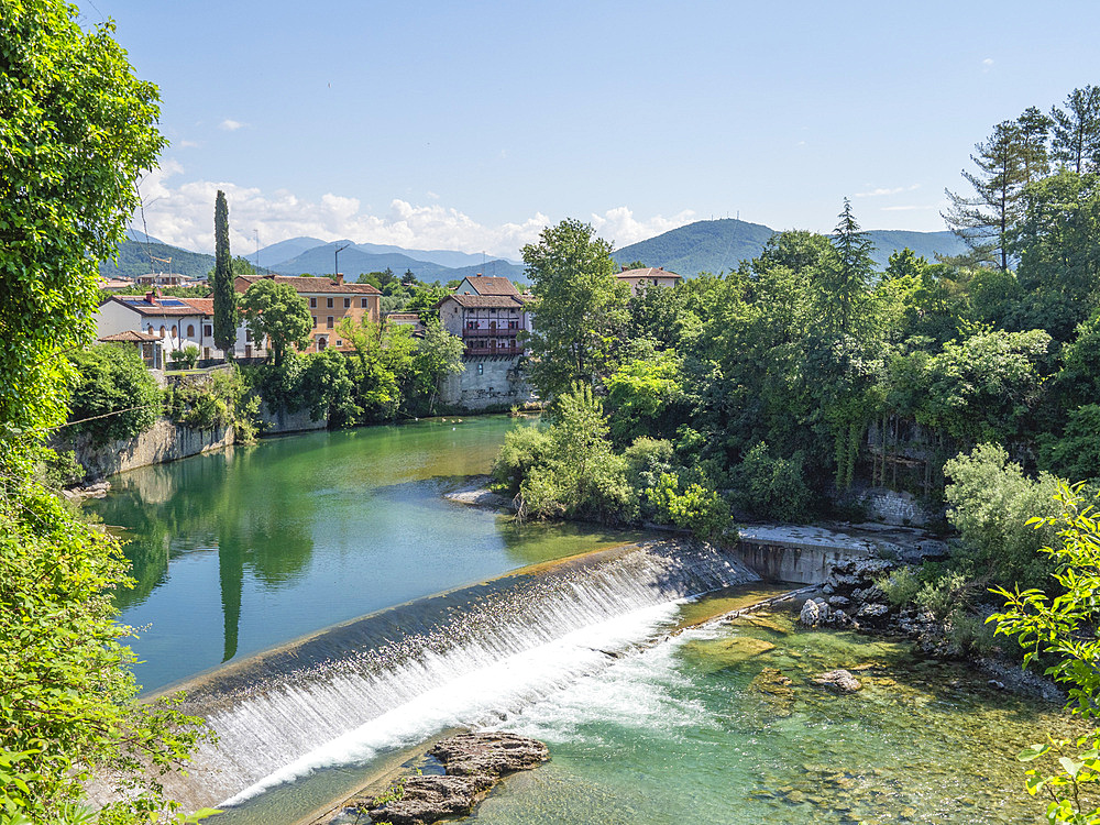 Natisone River, Cividale del Friuli, Udine, Friuli Venezia Giulia, Italy, Europe