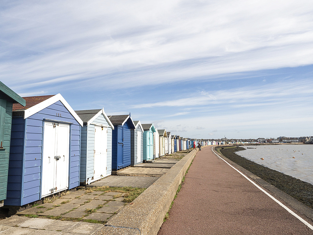 Beach Huts at Brightlingsea, Essex, England, United Kingdom, Europe