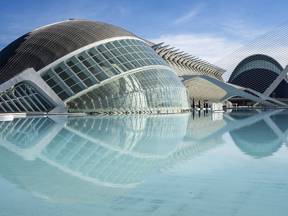 Hemisferic, IMax cinema, City of Arts and Sciences, Valencia, Spain, Europe