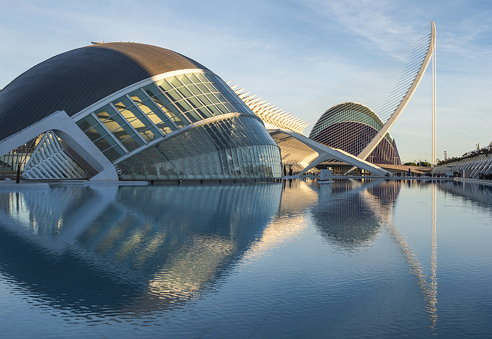 Hemisferic and L'Agora, City of Arts and Sciences, Valencia, Spain, Europe