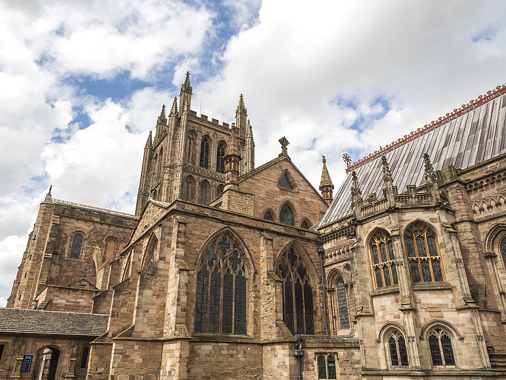 Hereford Cathedral, Hereford, Herefordshire, England, UK