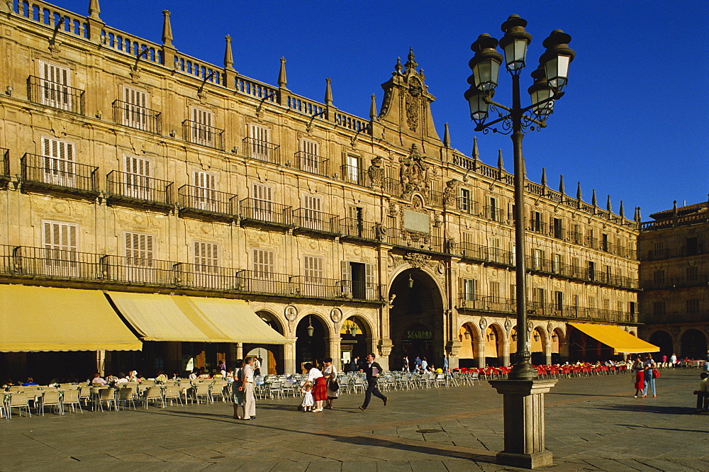 Plaza Mayor, Salamanca, Castile Leon (Castilla Leon), Spain, Europe