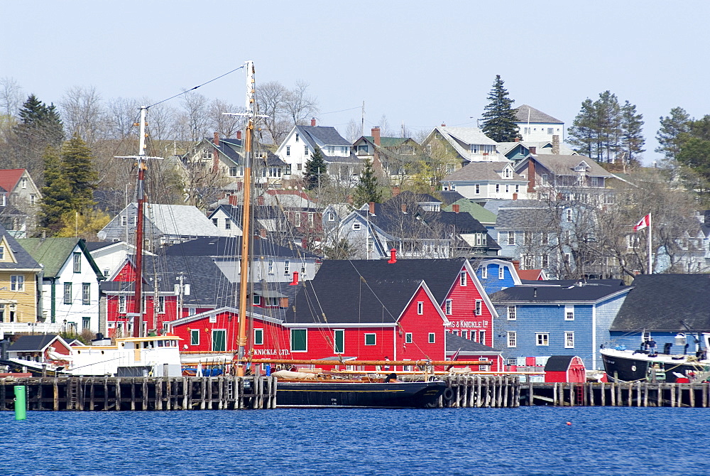 Town view, Lunenburg, UNESCO World Heritage Site, Nova Scotia, Canada, North America