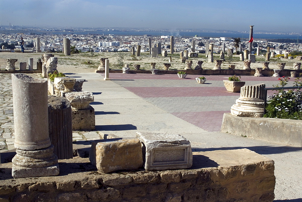 Byrsa Hill, the original Punic site at Carthage, UNESCO World Heritage Site, near Tunis, Tunisia, North Africa, Africa