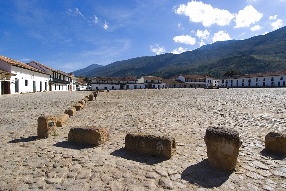 The Colonial town of Villa de Leyva, Colombia, South America