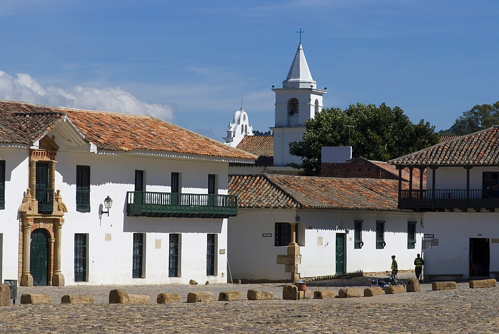 The colonial town of Villa de Leyva, Colombia, South America