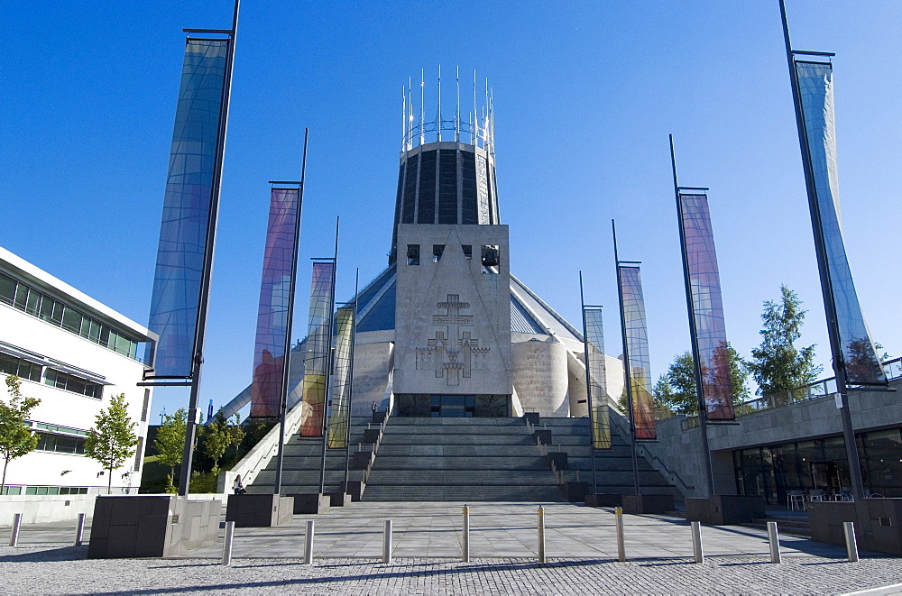 The Catholic Liverpool Metropolitan Cathedral, Liverpool, Merseyside, England, United Kingdom, Europe