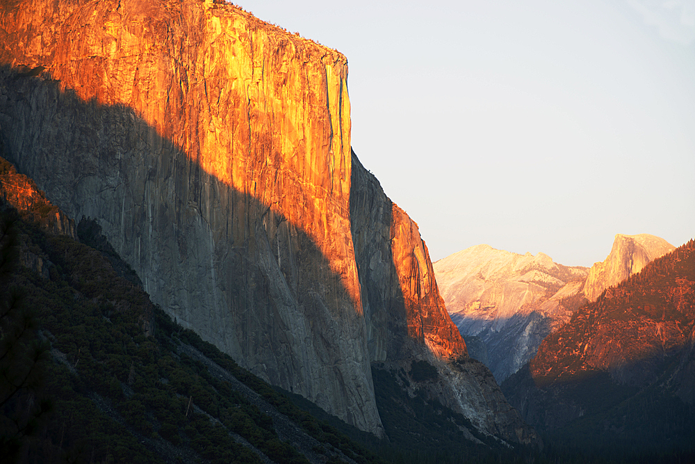 Sunset, Tunnel View, Yosemite National Park, UNESCO World Heritage Site, California, United States of America, North America