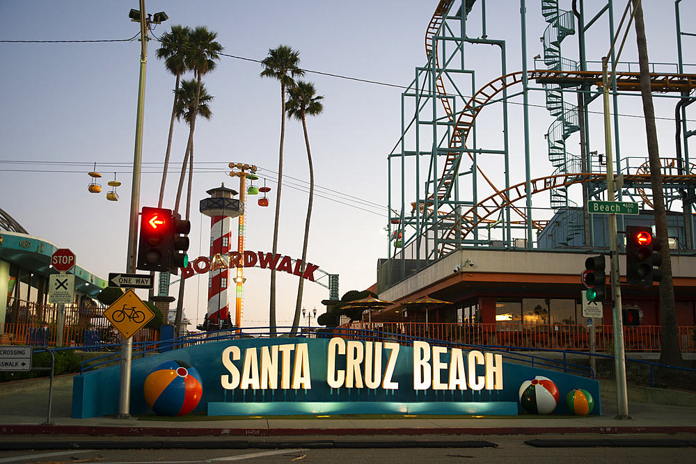 Beach Boardwalk, Santa Cruz Beach, California, United States of America, North America