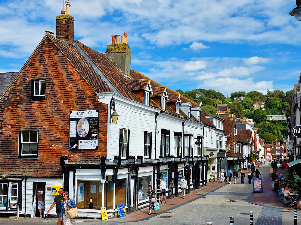 Cliffe High Street, Lewes, East Sussex, England, United Kingdom, Europe