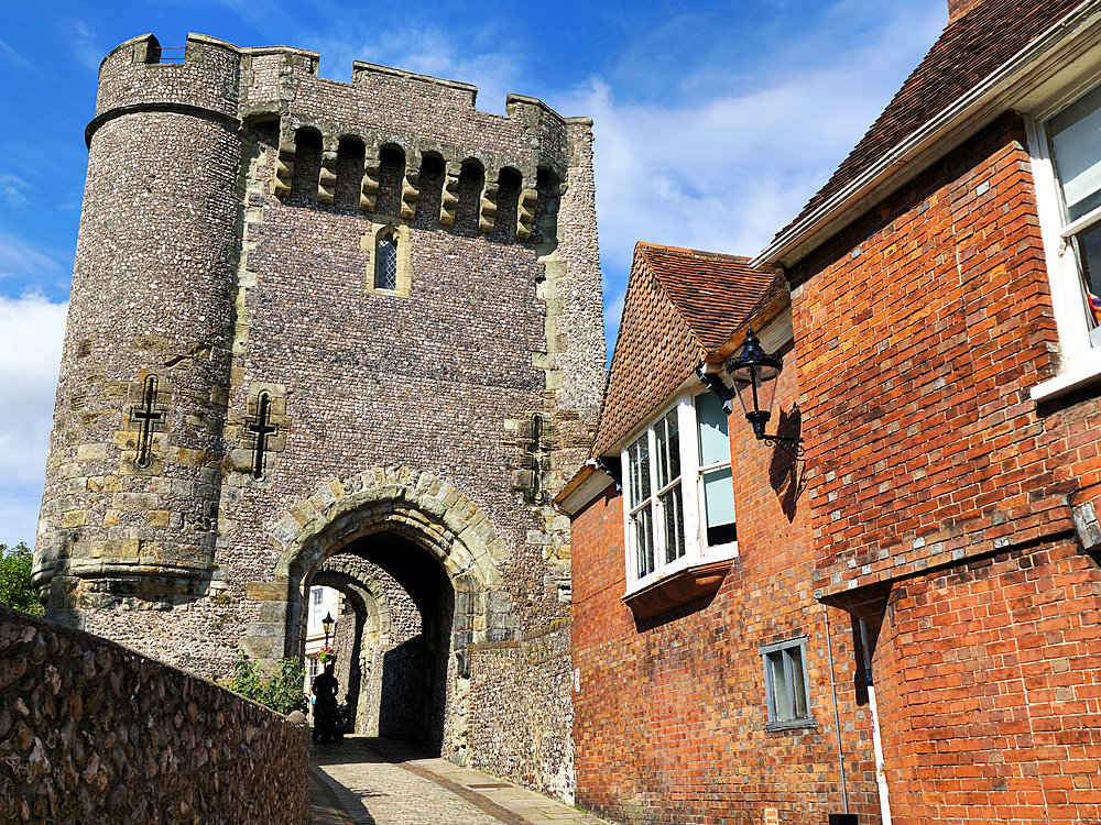 Castle Gate, Lewes, East Sussex, England, United Kingdom, Europe