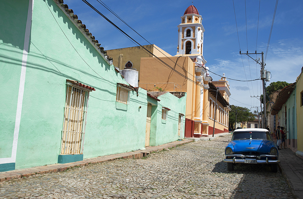 Back street, Trinidad, Sancti Spiritus province, Cuba, West Indies, Caribbean, Central America