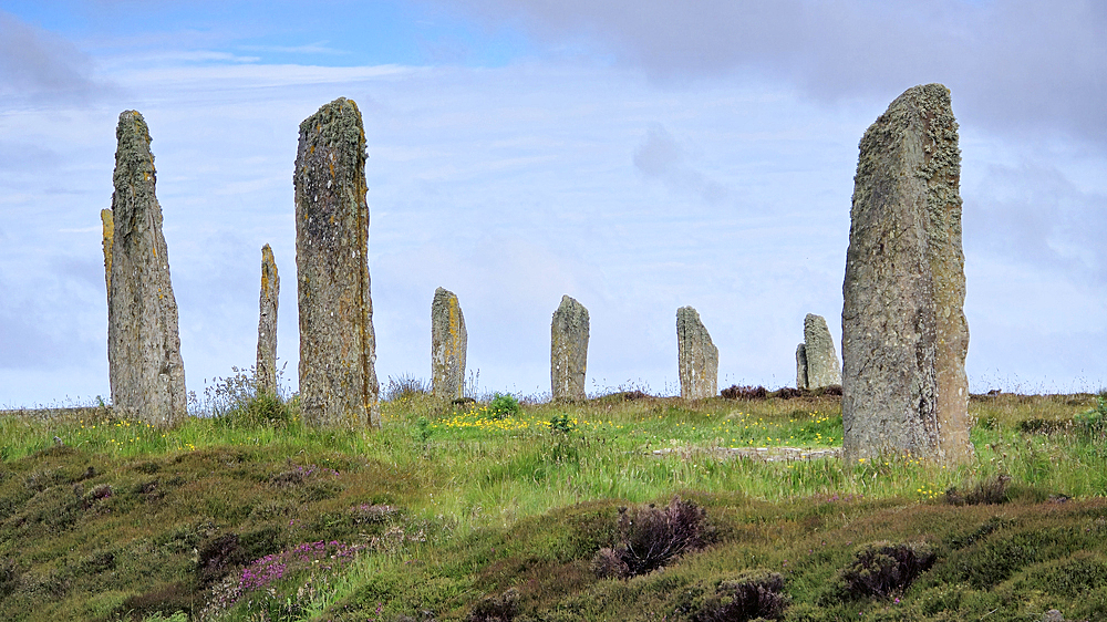 Ring of Brodgar, Neolithic stone circle, UNESCO World Heritage Site, Mainland, Orkney Islands, Scotland, United Kingdom, Europe