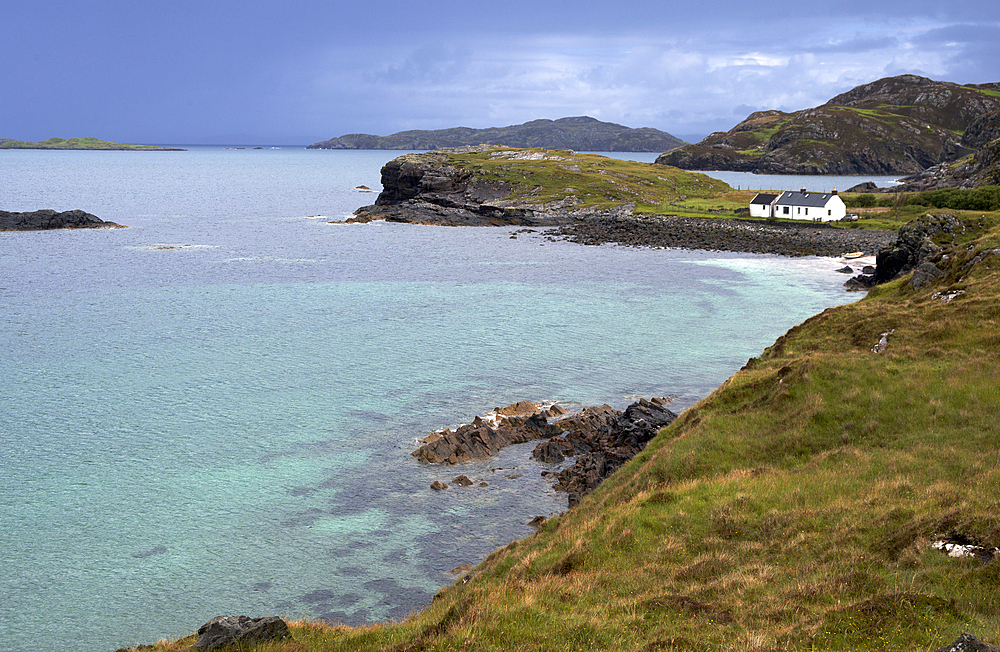 Clashnessie-Drumbeg Road, Assynt, Sutherland, Highlands, Scotland, United Kingdom, Europe