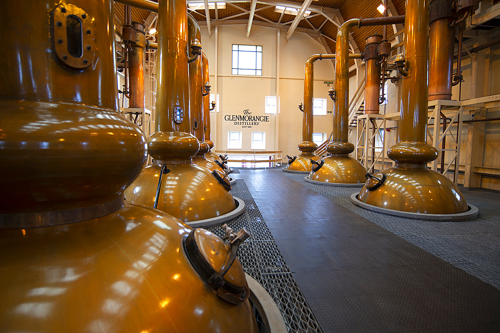 Glenmorangie Distillery, Tain, Ross-shire, Highlands, Scotland, United Kingdom, Europe