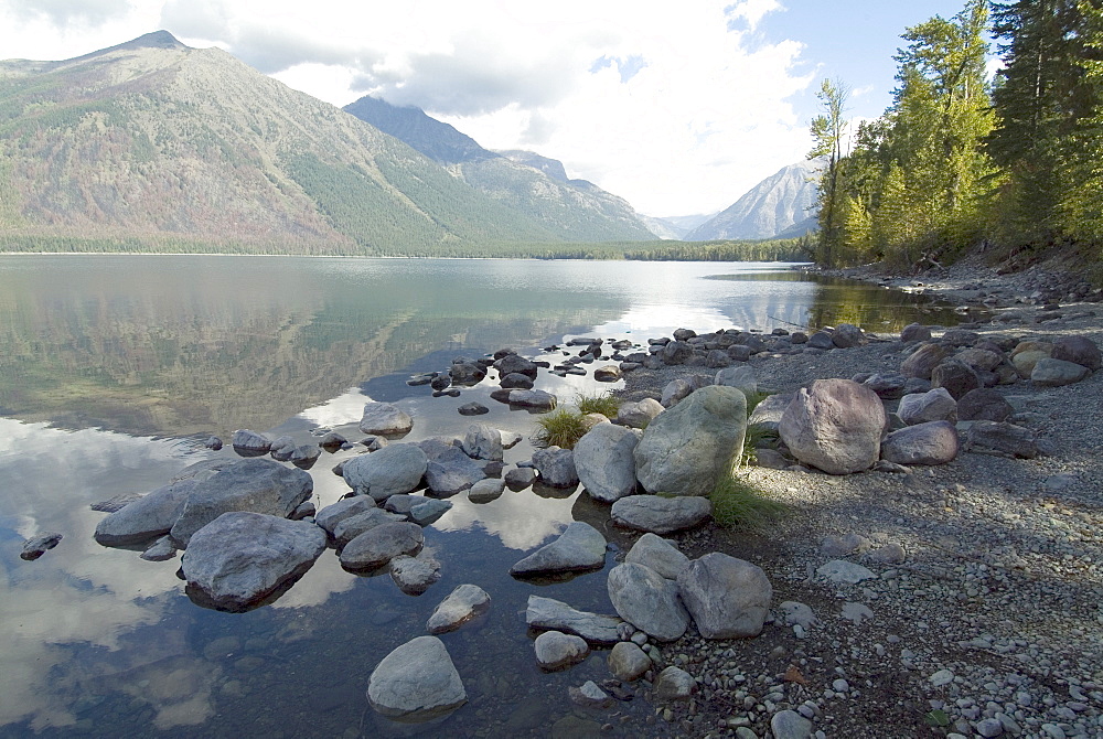 McDonald Lake, Glacier National Park, Montana, United States of America, North America