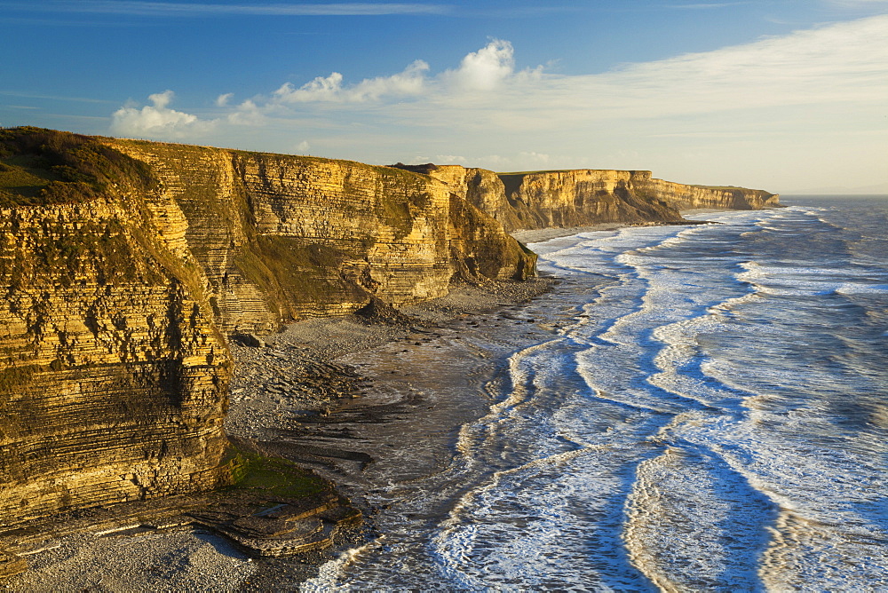 Dunraven Bay, Glamorgan Heritage Coast, Vale of Glamorgan, Wales, UK