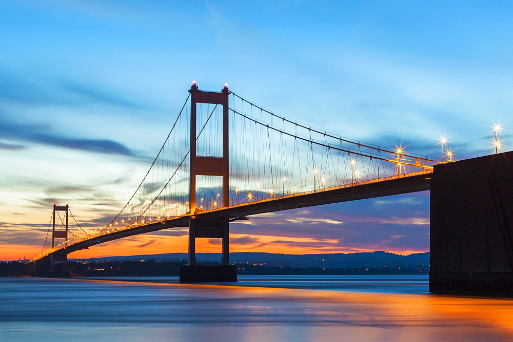 Old (First) Severn Bridge, Avon, England, United Kingdom, Europe