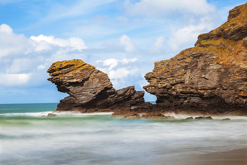 Llangrannog Beach, Ceredigion (Cardigan), West Wales, Wales, United Kingdom, Europe