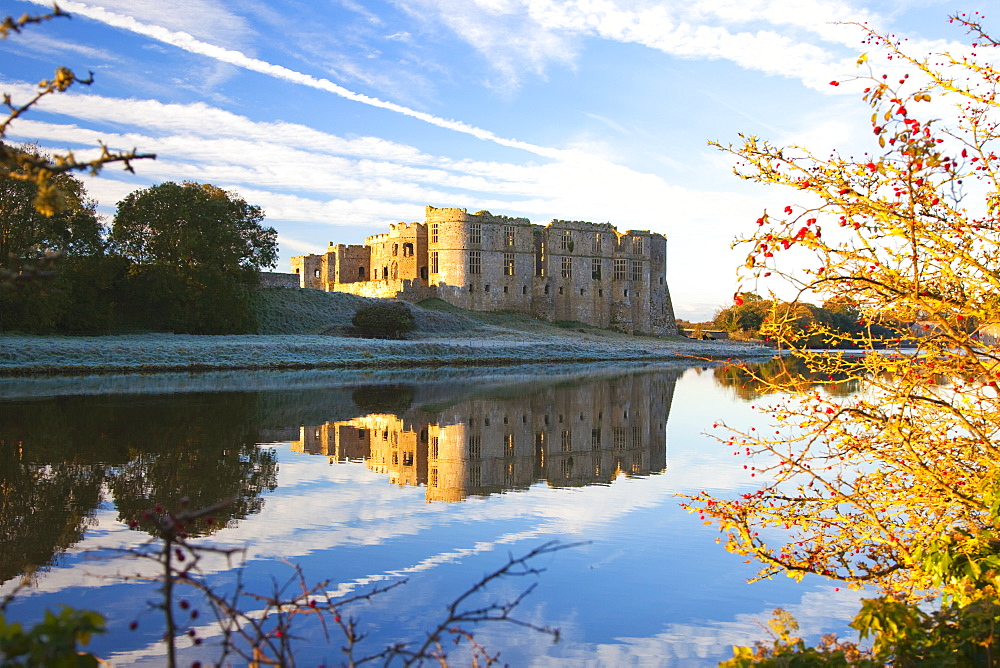 Carew Castle, Pembrokeshire, West Wales, Wales, United Kingdom, Europe