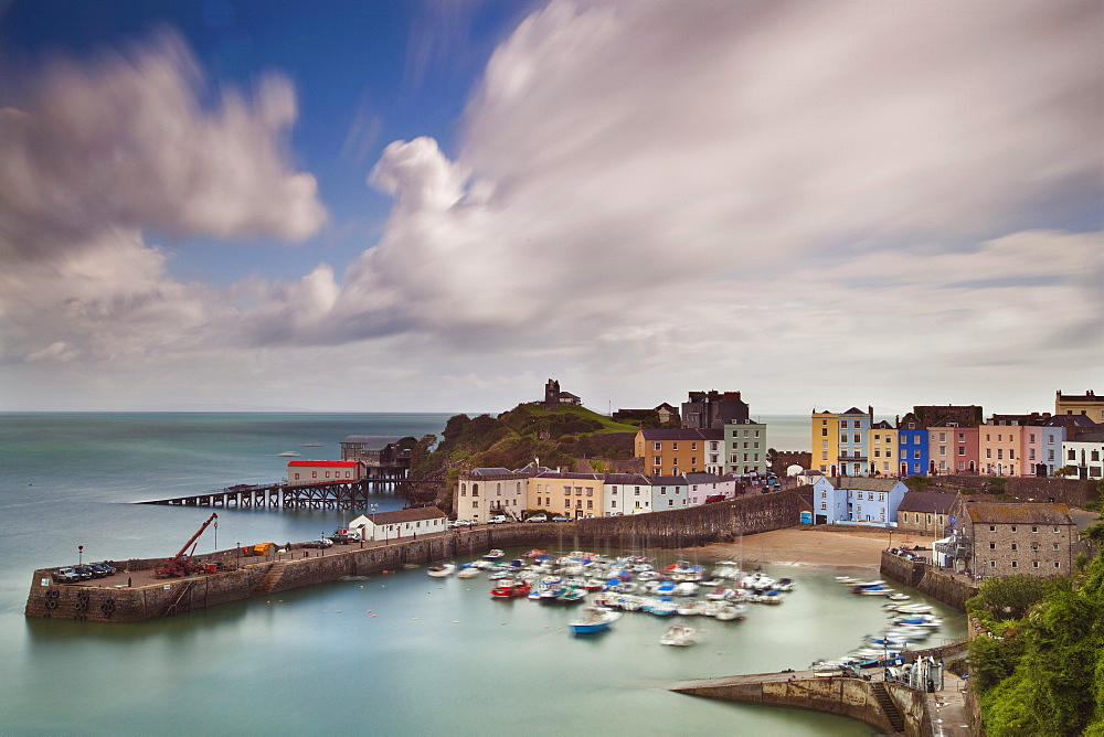 Tenby Harbour, Tenby, Pembrokeshire, Wales, United Kingdom, Europe