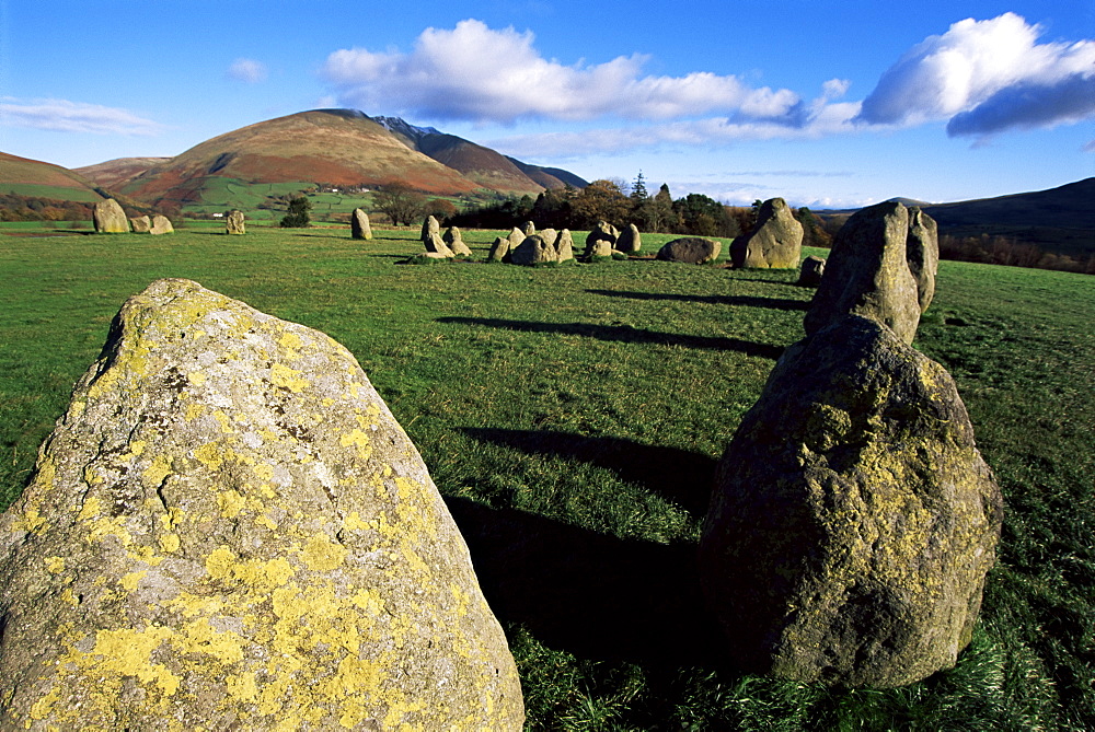 Castlerigg Stone Circle, Keswick, Lake District, Cumbria, England, United Kingdom, Europe