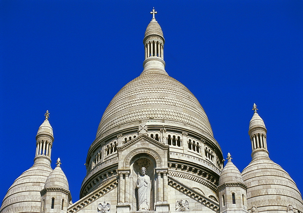 Sacre Coeur Basilica, High Section, Montmartre, Paris, France