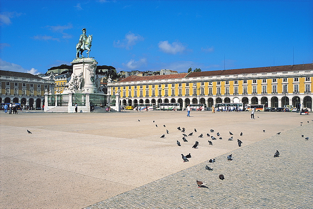 Statue of Jose I, Praca Do Comercio, Lisbon, Portugal