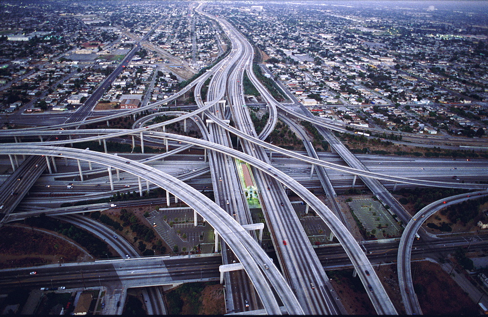 Usa, Los Angeles, Freeways Intersection