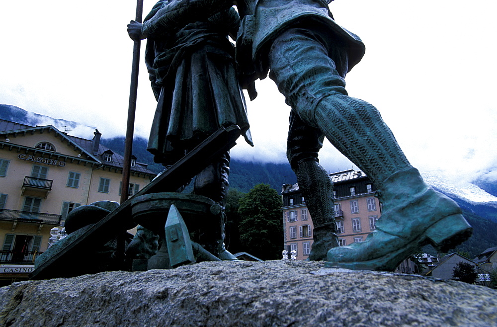 France, Alps, Haute-Savoie, Chamonix, Walk In The Town