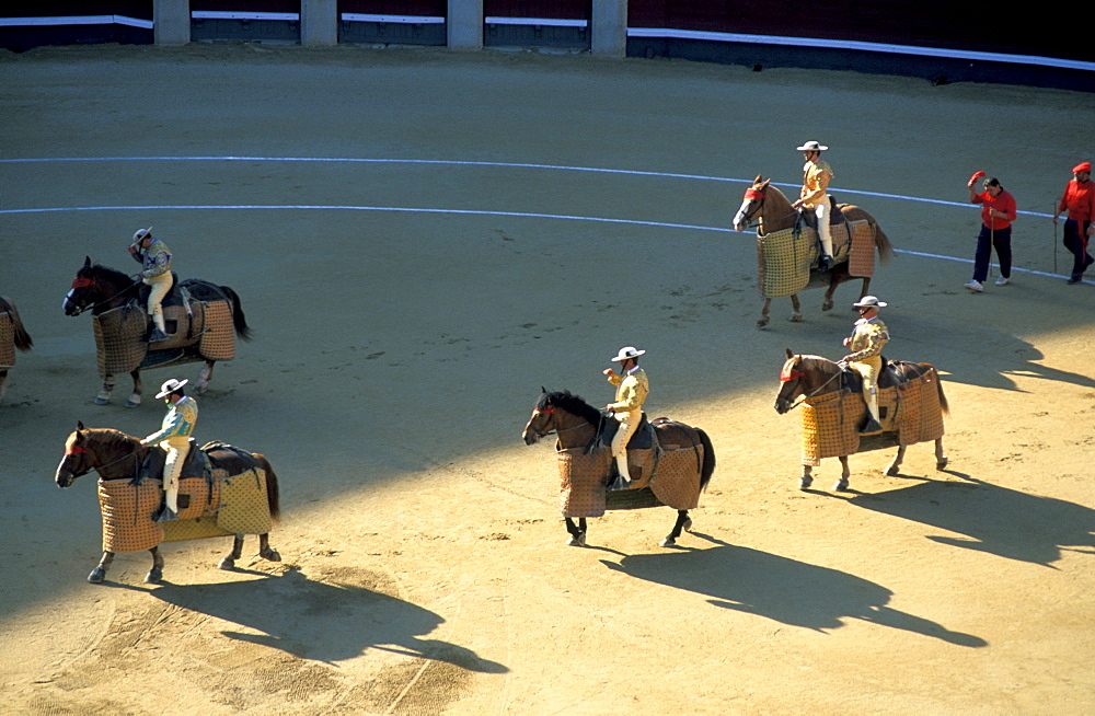 Spain, Madrid, Plaza De Toros, Six Toros Corrida With Matador Julian Lopez El Juli Hold On May 27th 2003 (San Isdro Feria)