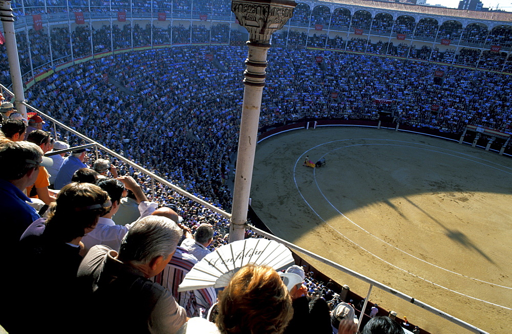 Spain, Madrid, Plaza De Toros, Six Toros Corrida With Matador Julian Lopez El Juli Hold On May 27th 2003 (San Isdro Feria)