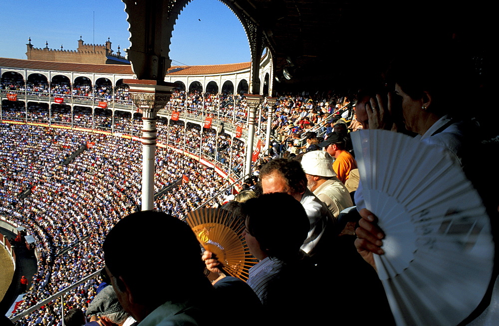 Spain, Madrid, Plaza De Toros, Six Toros Corrida With Matador Julian Lopez El Juli Hold On May 27th 2003 (San Isdro Feria)