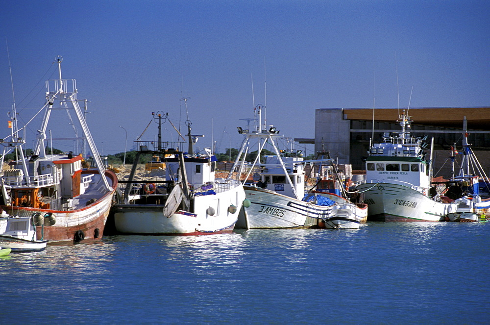 Spain, Andaloucia, Cadiz Bay, Puerto De Santa Maria, The Fishermen Harbour