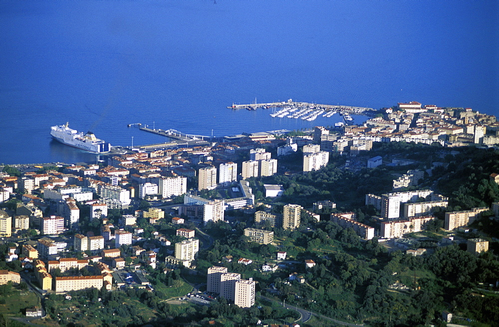 France, Corse Island, Corse-Du-Sud, Aerial Photography Of Ajaccio & Vicinity