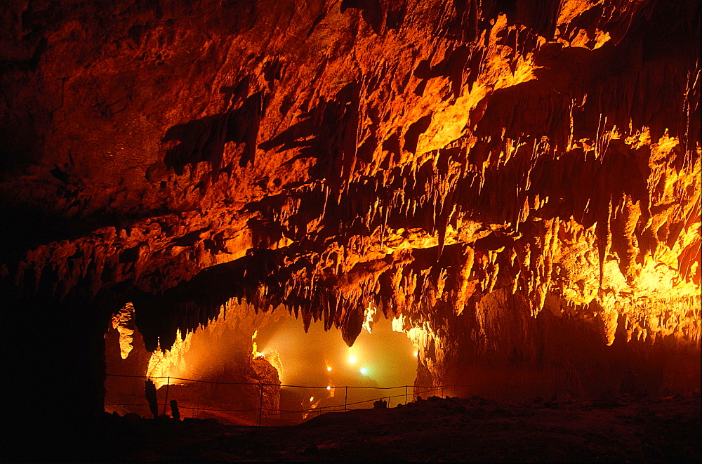 Slovenia, Inside The Skocjan Cave Illuminated 