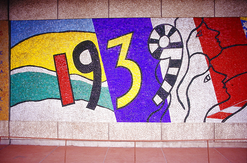 France, Normandy, Manche (50), Saintlo, The Hospital Memorial , A Mosaic By Artist Fernand Leger