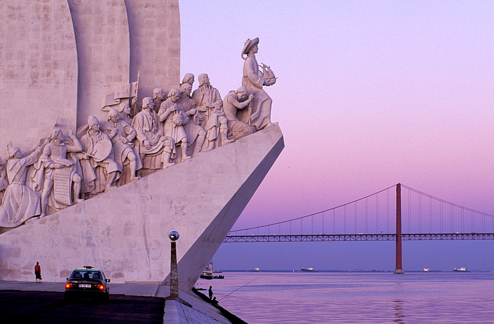 Portugal, Lisbon, Monument Of The Discoveries Dedicated To Portuguese Seamen