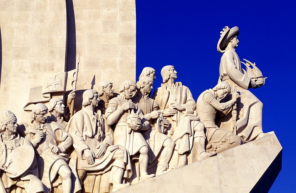 Portugal, Lisbon, Monument Of The Discoveries Dedicated To Portuguese Seamen, Detail