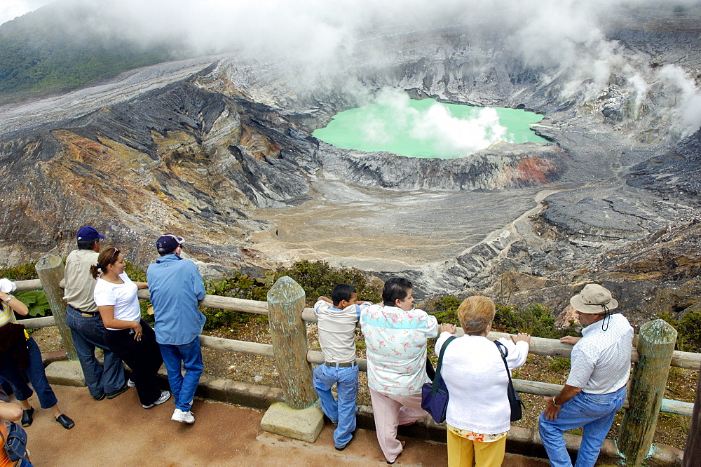 Volcano, Poas Volcano Park, Costa Rica, Central America