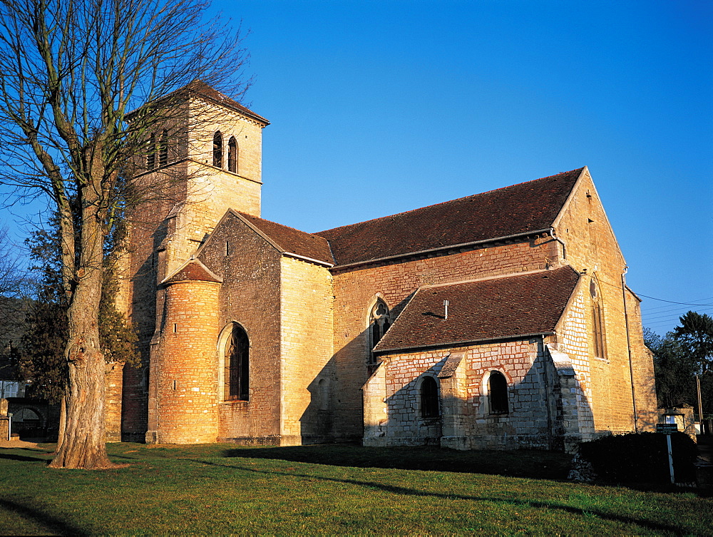 Cote-De-Beaune, Roman Church, Burgundy, France