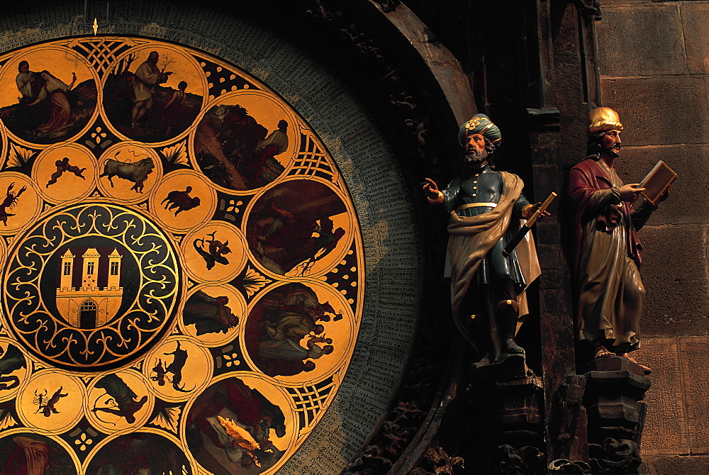 Astronomical Clock Detail, Prague, Czech Republic