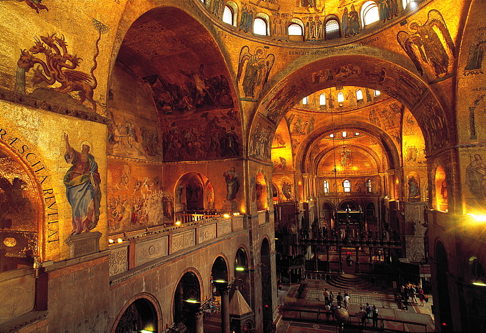 San Marco Cathedral Golden Mosaics, Venice, Italy