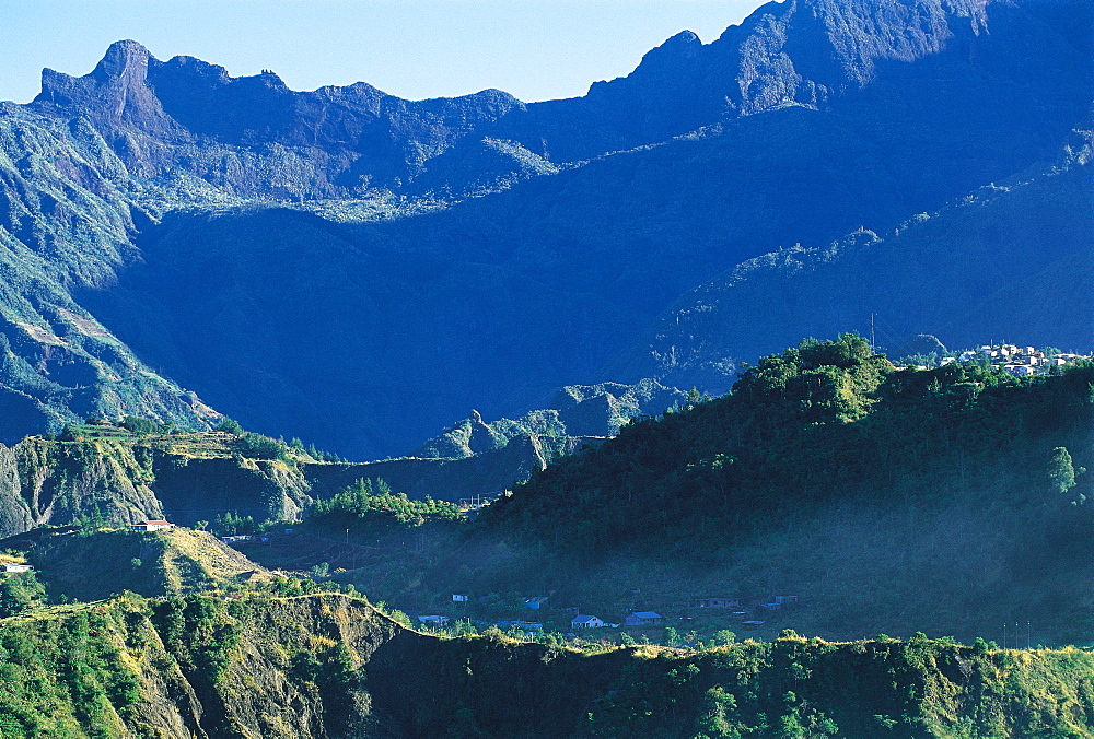 Cilaos Cirque At Sunrise, Reunion