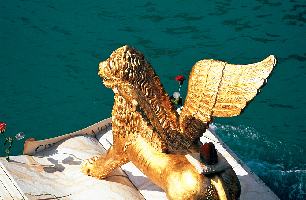 The Venice Lion, Regatta Storica, Venice, Italy