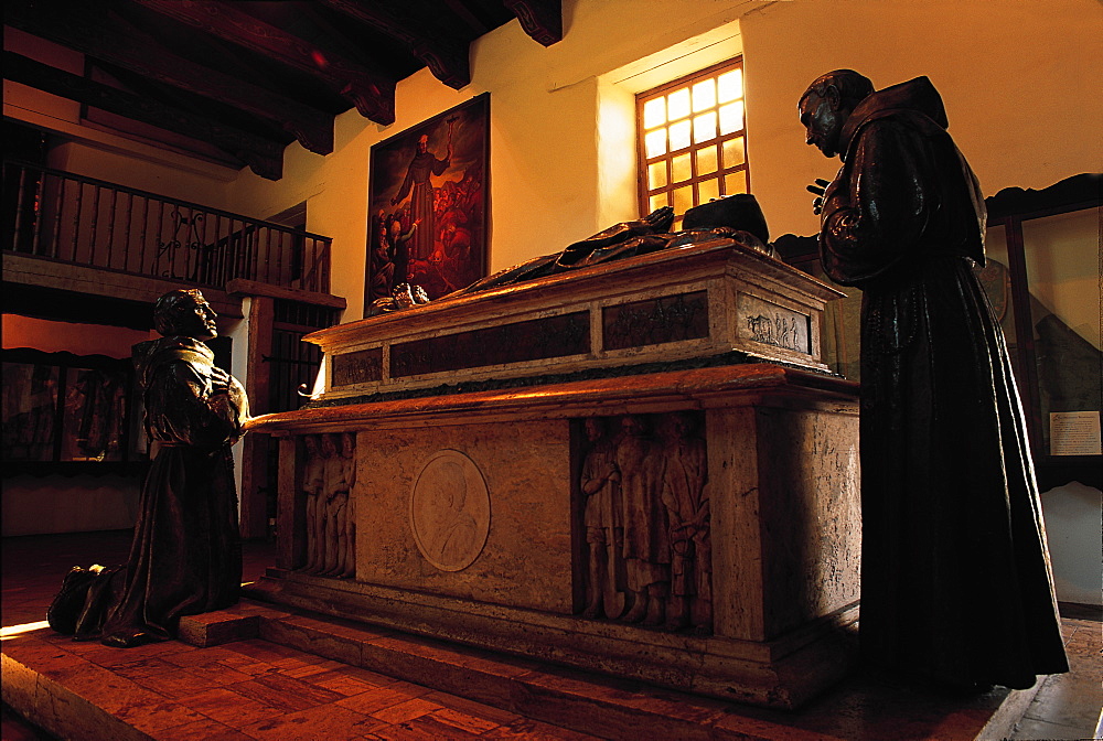 Spanish Mission Interior, Carmel, California, Usa