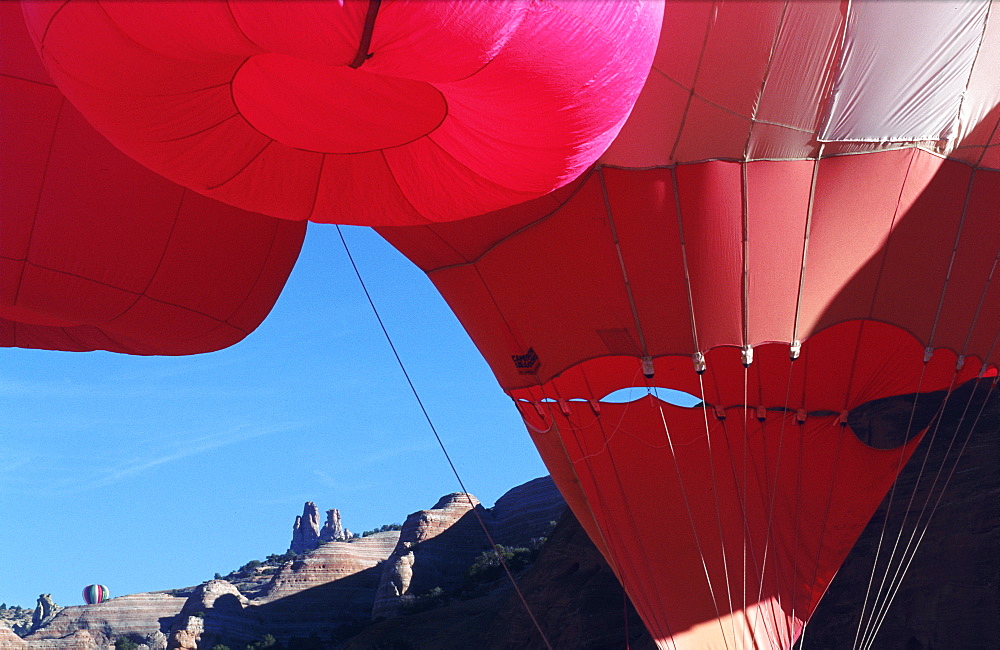 Usa, New-Mexico, Gallup, Balloon Gathering