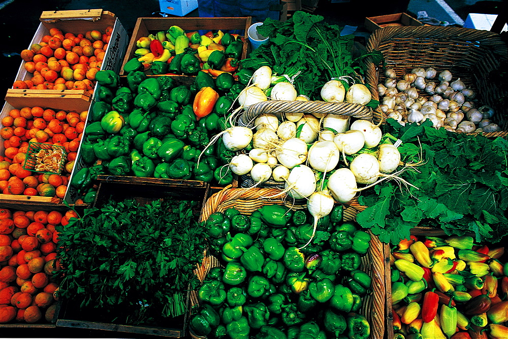 Farmers Saturday Market, Fresh Vegetables, San Francisco, Usa