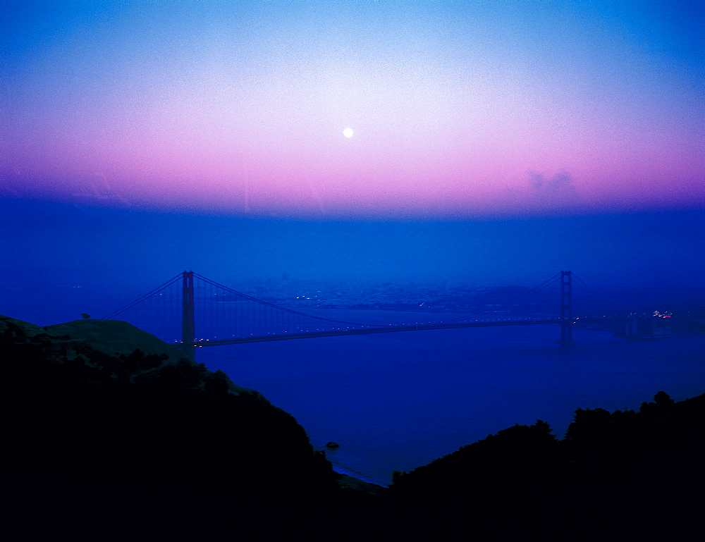 San Francisco, California, Overview On Bay, Usa